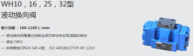 SHLIXIN上海立新WH10，16，25，32型液動換向閥
